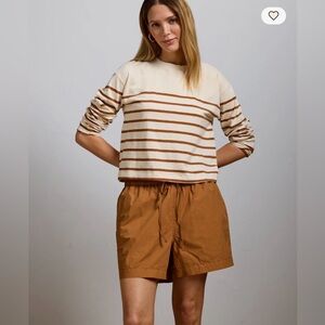 AE 77 classic poplin cotton shorts size large New NWT